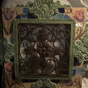 Floral Mosaic Decorative Frame